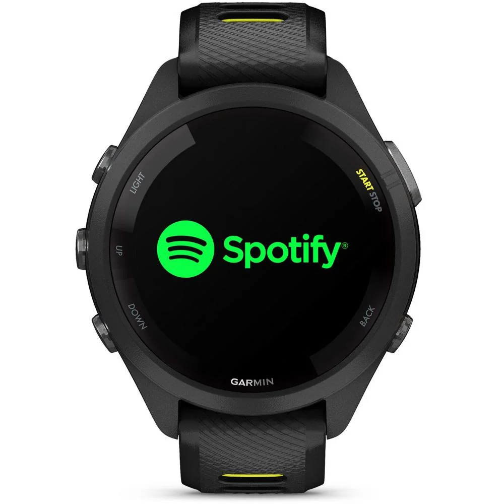 Garmin Forerunner 265S GPS Smartwatch, Black/Amp Yellow w/ Garmin HRM 200 (XS-S) Bundle - Image 8
