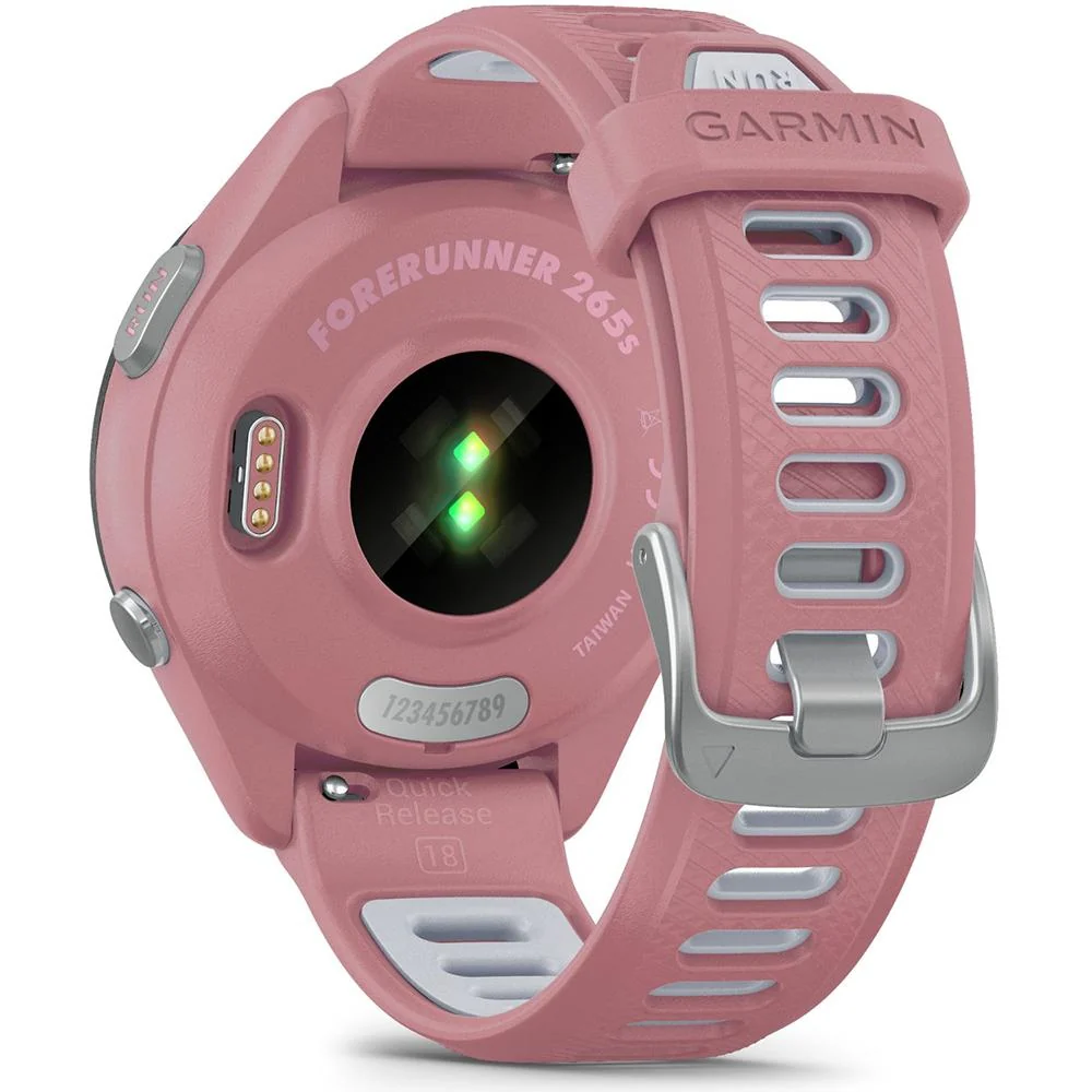 Garmin Forerunner 265S GPS Smartwatch Pink/Whitestone +Bottle & Heart Strap XS-S - Image 10
