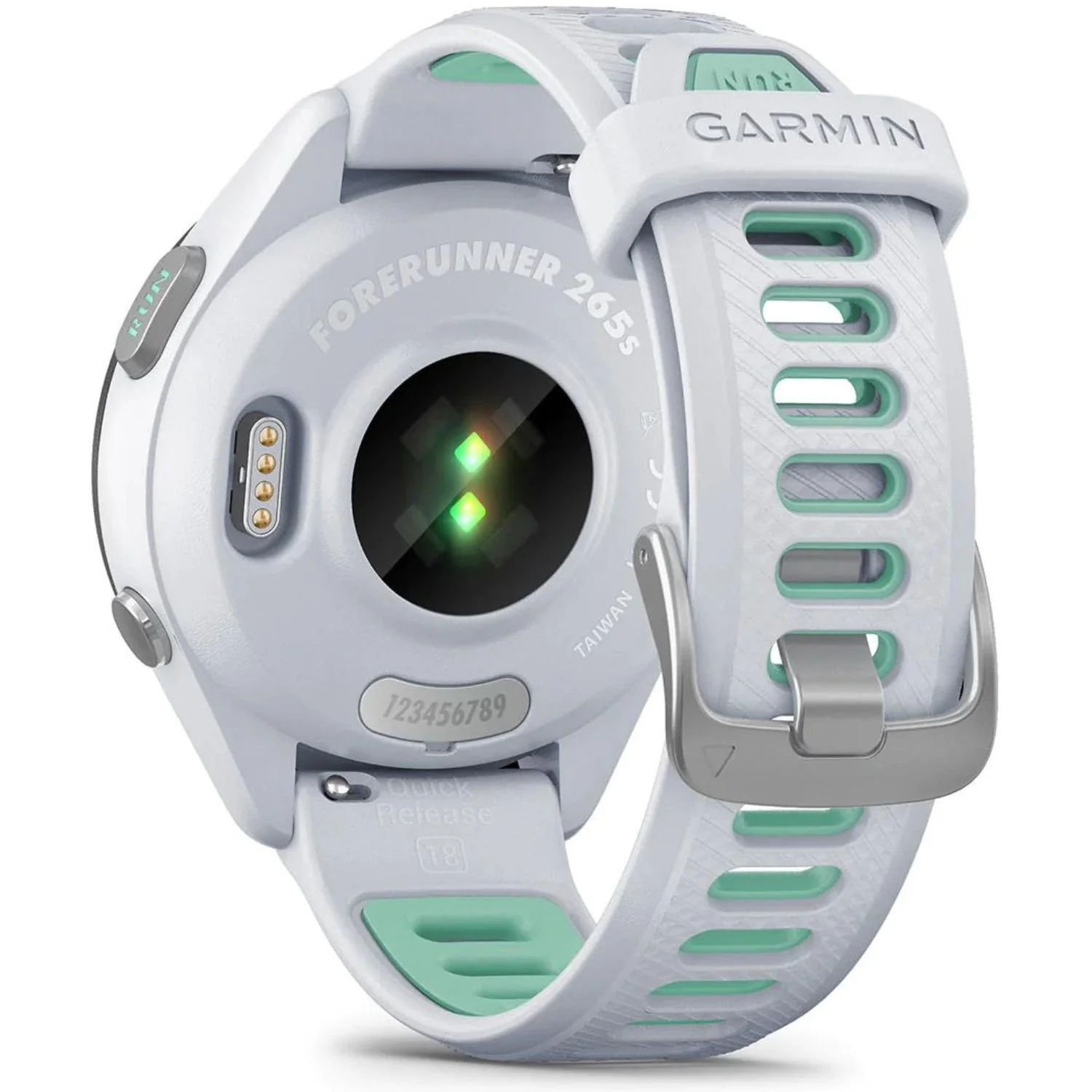 Garmin Forerunner 265S GPS Smartwatch, Whitestone/Neo Tropic - Image 7