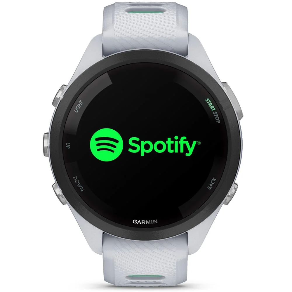 Garmin Forerunner 265S GPS Smartwatch, Whitestone/Neo Tropic w/ HRM 200 (M-XL) Bundle - Image 8