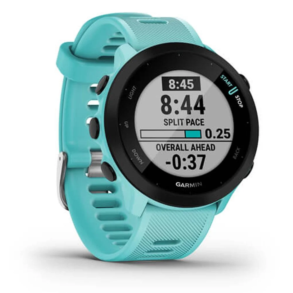 Garmin Forerunner 55 GPS Running Watch & Activity Tracker, Aqua + HRM 200 (M-XL) Bundle - Image 5