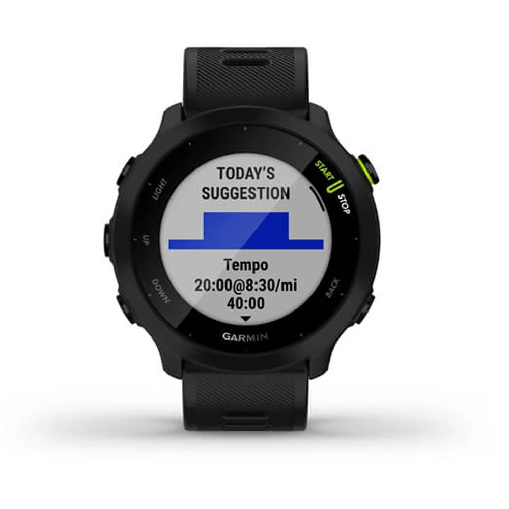 Garmin Forerunner 55 GPS Running Watch & Activity Tracker - Black - Image 2