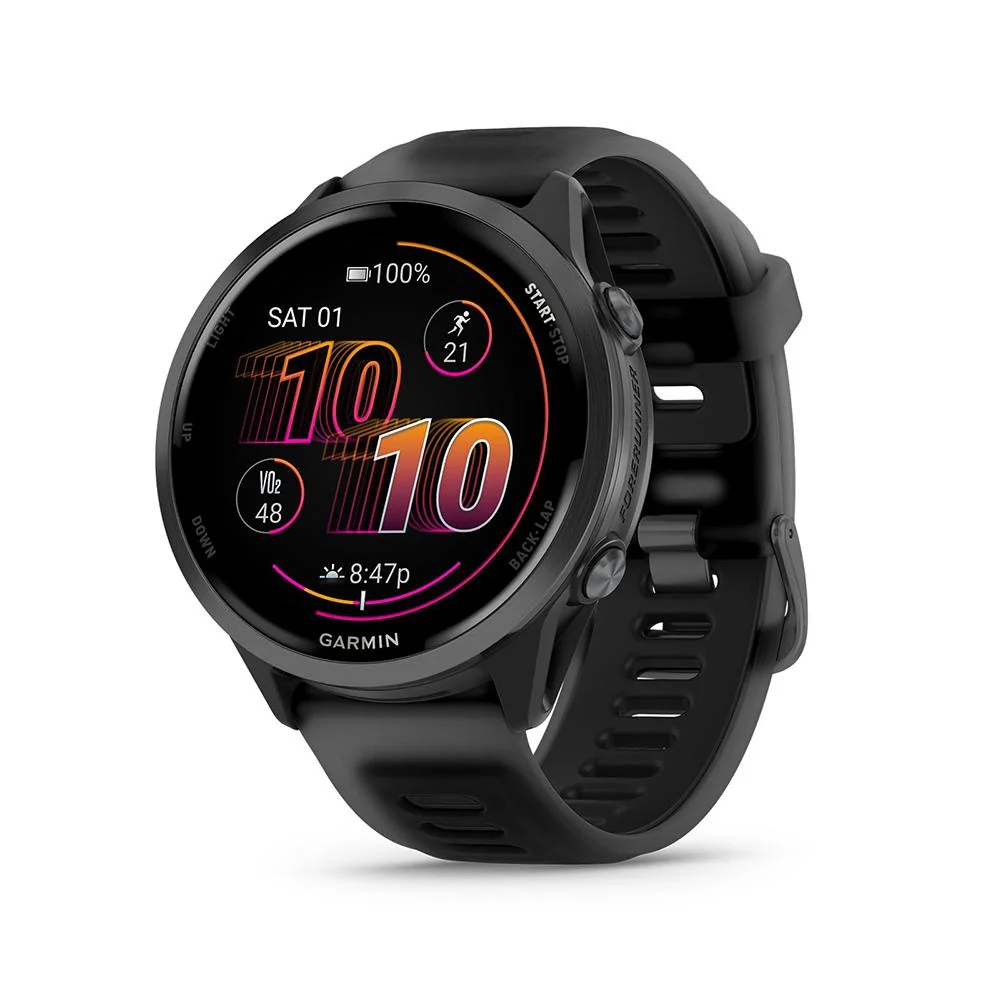 Garmin Forerunner 570 - 47mm GPS Smartwatch Black Band with Charging Dock Bundle - Image 5