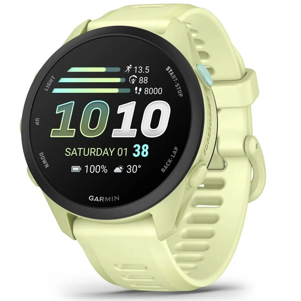 Garmin Forerunner 70 Citron with Nylon Elastic Band Bundle - Image 2