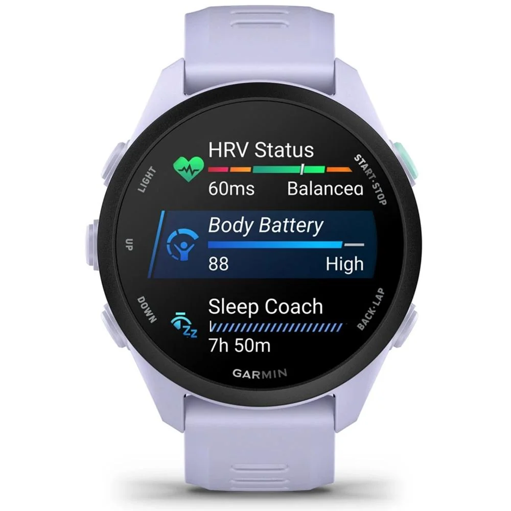 Garmin Forerunner 70 Cool Lavender with Nylon Elastic Band Bundle - Image 3