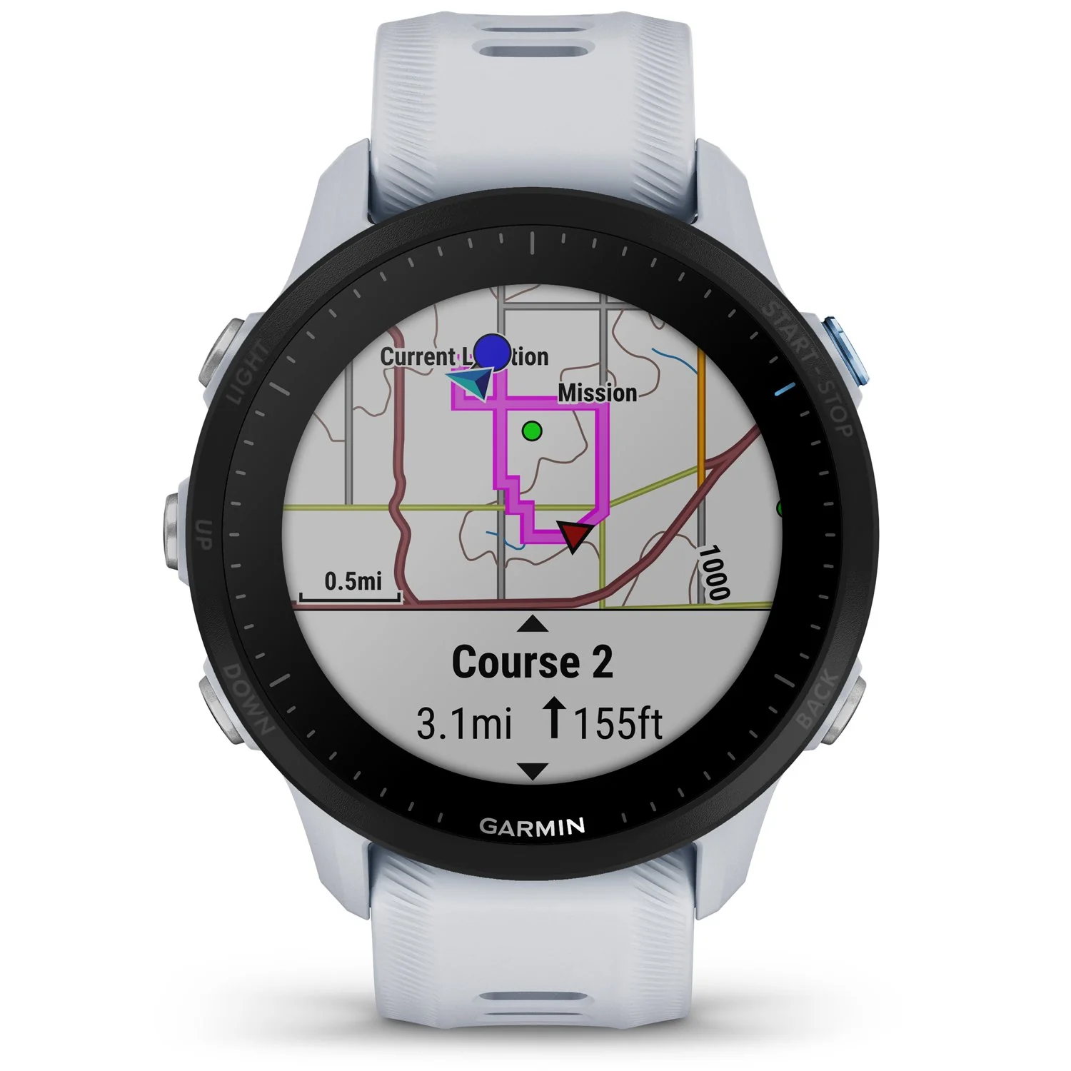 Garmin Forerunner 955 Solar GPS Smartwatch, Whitestone - Image 4
