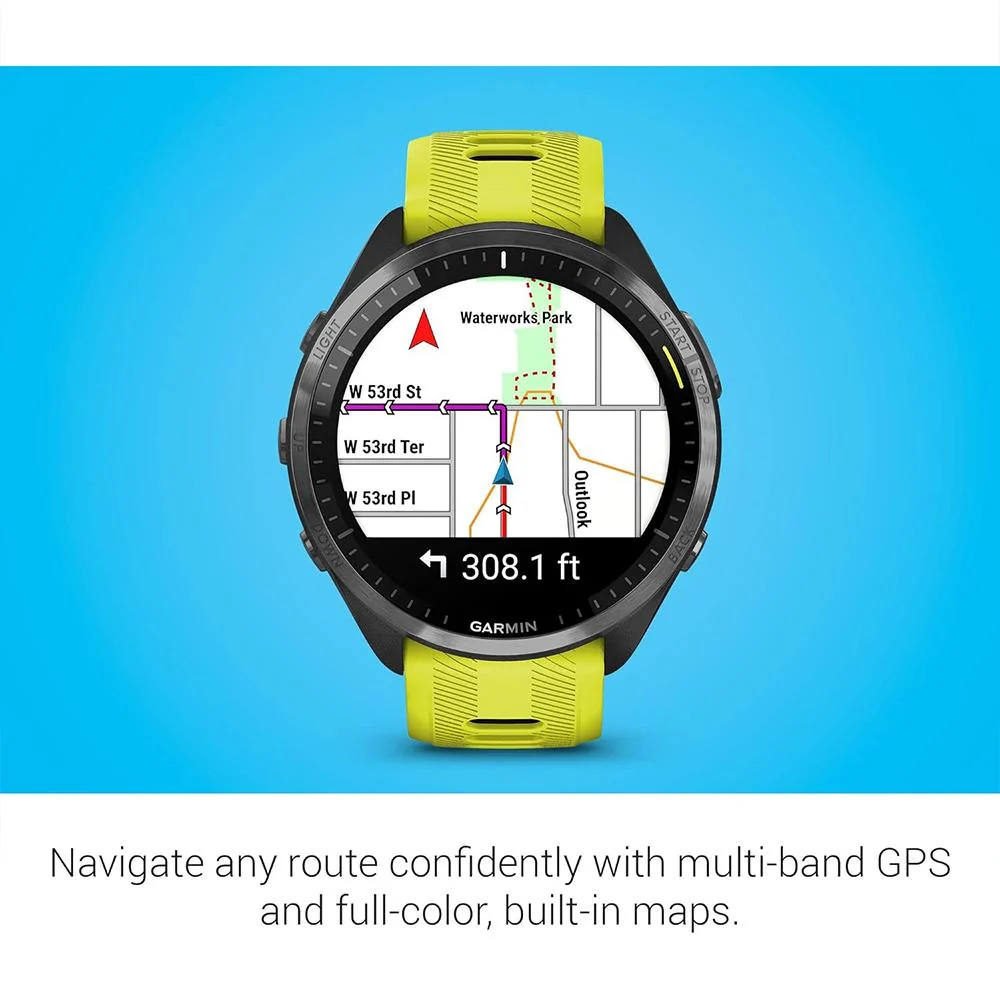 Garmin Forerunner 965 Running Smartwatch Amp Yellow and Black with Band Bundle - Image 6