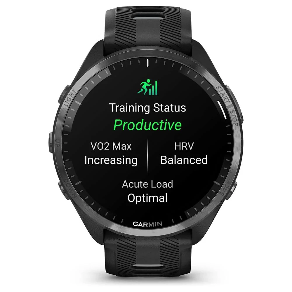 Garmin Forerunner 965 Running Smartwatch, Black & Powder Gray w/ Accessories Bundle - Image 3