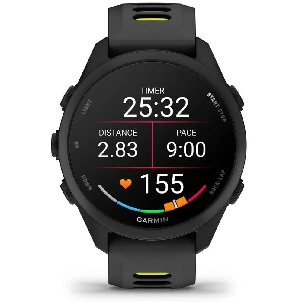 Garmin Forerunner 170 GPS Running Smartwatch - Black/Amp Yellow - Accessory Bundle - Image 7