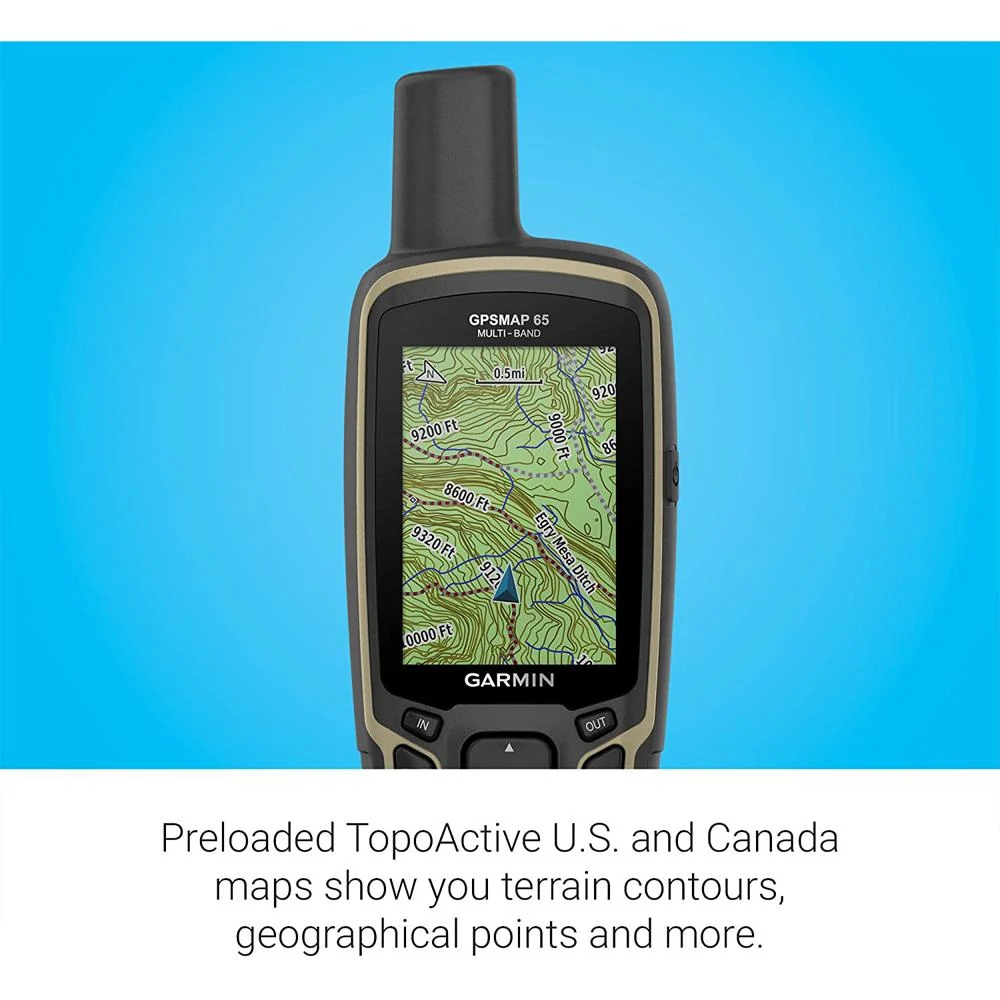 Garmin GPSMAP 65 Handheld Outdoor GPS Navigator w/ 2 Year Extended Warranty - Image 10