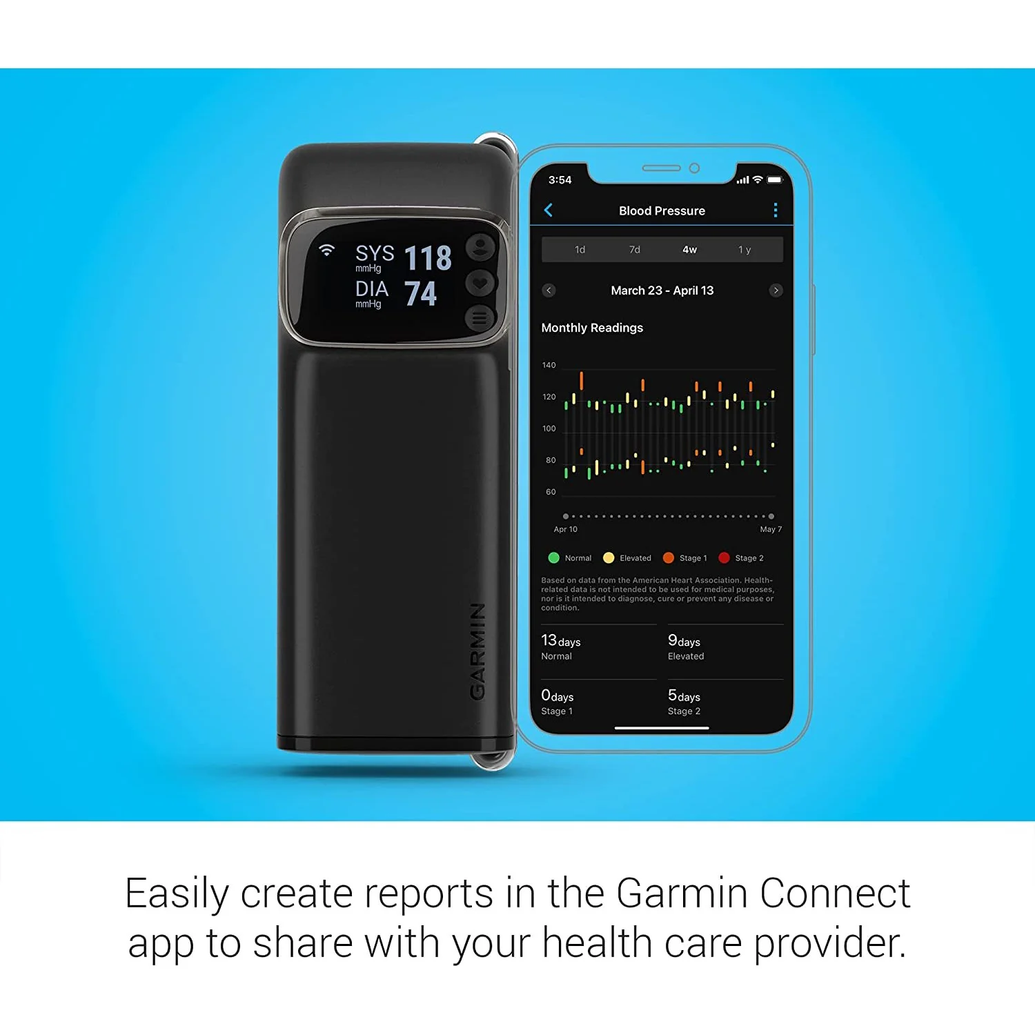 Garmin Index BPM Smart Blood Pressure Monitor with Display +  2-Pack Tactical Bracelet - Image 11