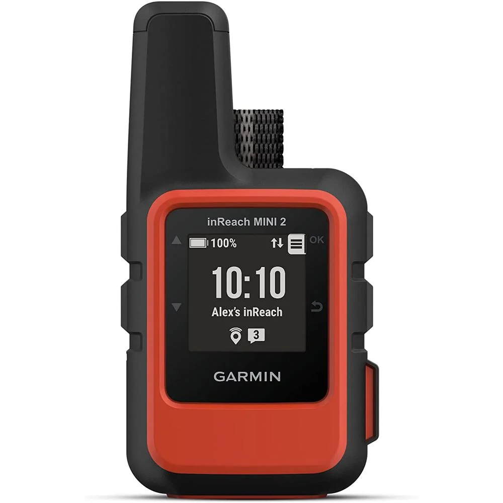 Garmin inReach Mini 2 Portable Satellite GPS Navigator (Flame Red) w/ Warranty Bundle - Image 2