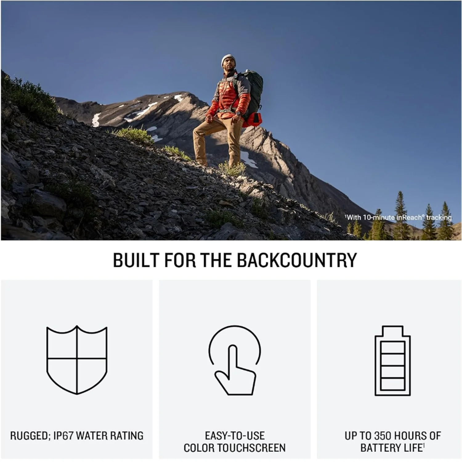 Garmin inReach Mini 3 Plus, Rugged Global Satellite Communicator with Touchscreen - Image 5