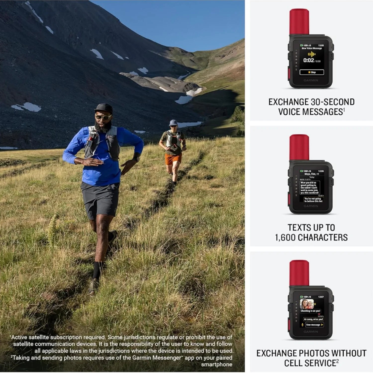 Garmin inReach Mini 3 Plus, Rugged Global Satellite Communicator with Touchscreen - Image 6