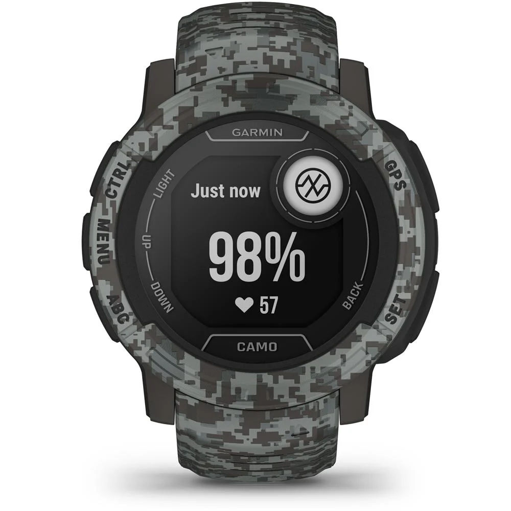 Garmin Instinct 2 Camo Edition GPS Smartwatch/Fitness Tracker + Accessories Bundle - Image 10
