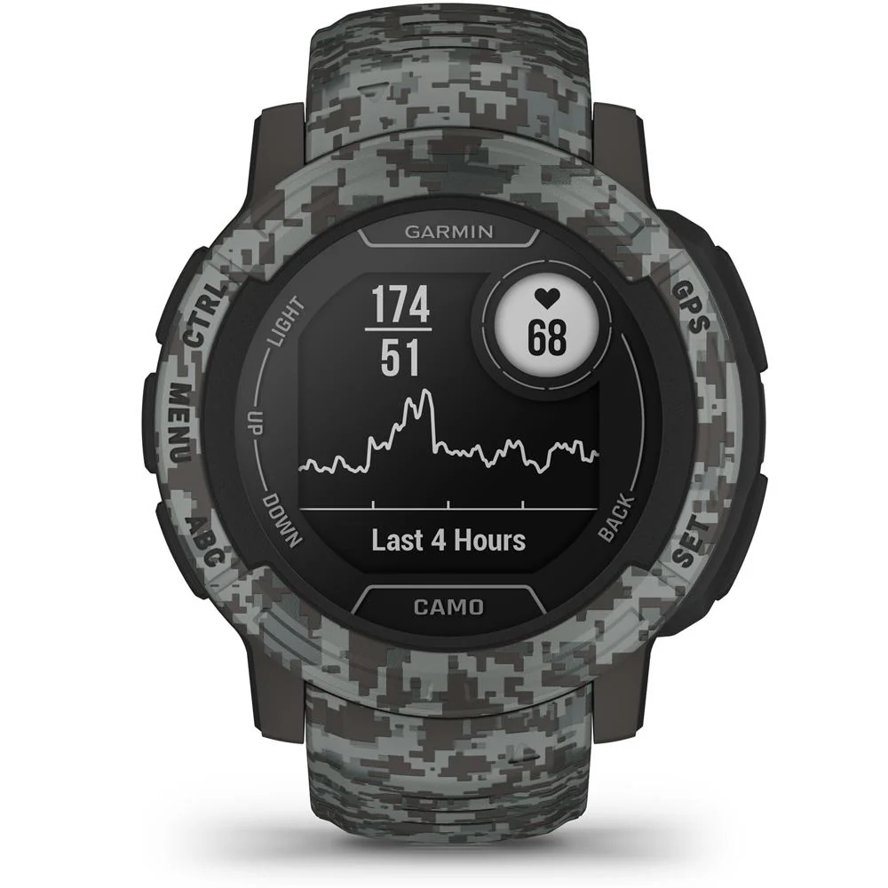Garmin Instinct 2 Camo Edition GPS Smartwatch/Fitness Tracker + Accessories Bundle - Image 3
