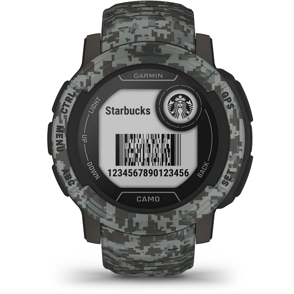Garmin Instinct 2 Camo Edition GPS Smartwatch/Fitness Tracker + Accessories Bundle - Image 5