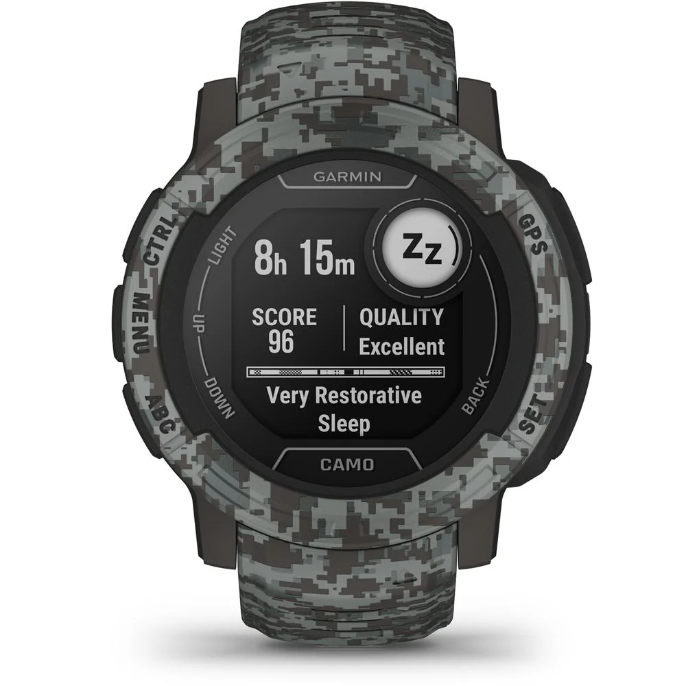 Garmin Instinct 2 Camo Edition GPS Smartwatch/Fitness Tracker + Accessories Bundle - Image 8