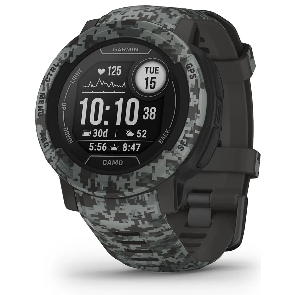 Garmin Instinct 2 Camo Edition GPS Smartwatch/Fitness Tracker Graphite+Warranty - Image 2