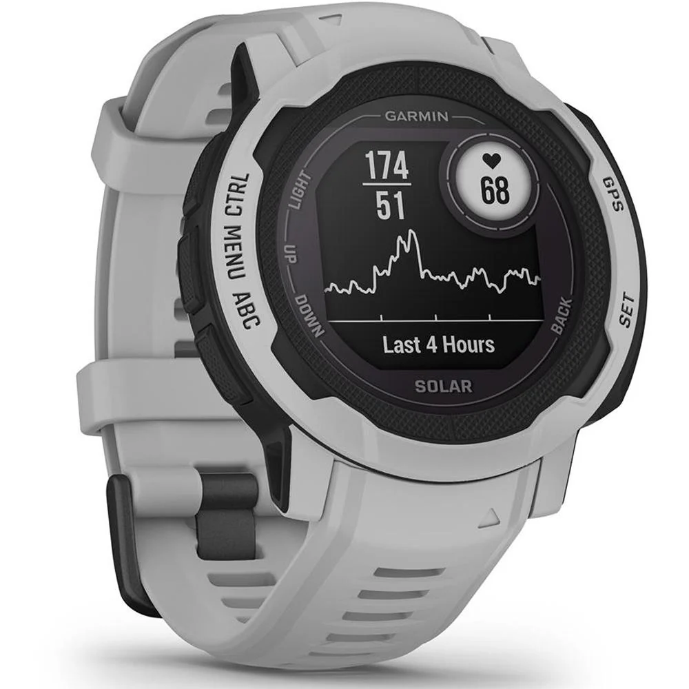 Garmin Instinct 2 Solar 45mm GPS Smartwatch, Mist Gray + Accessories Bundle - Image 4