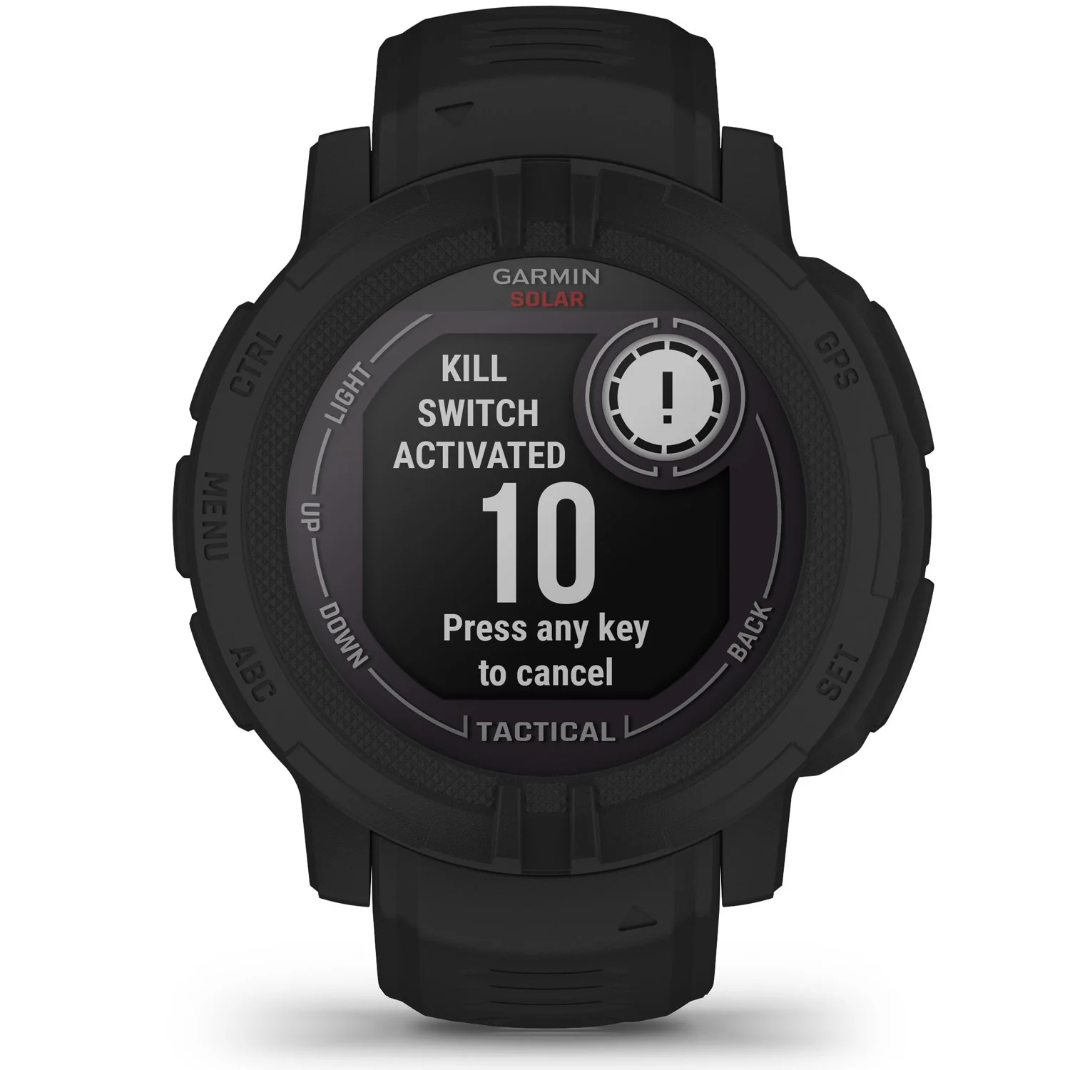 Garmin Instinct 2 Solar Smartwatch, Tactical Edition, Black - Image 7