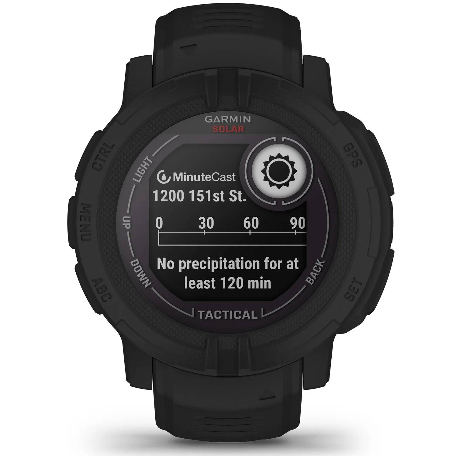 Garmin Instinct 2 Solar Smartwatch, Tactical Edition, Black - Image 8