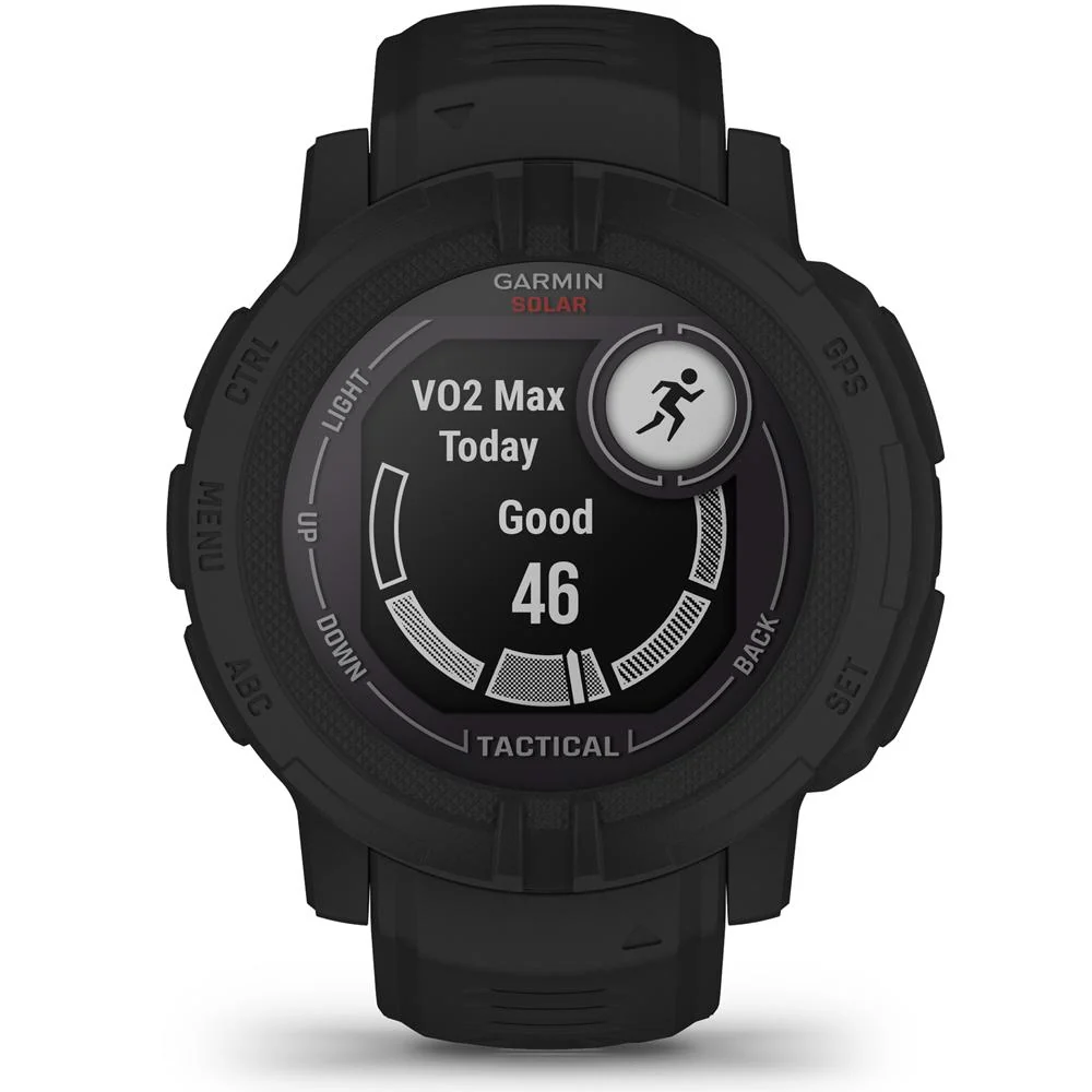 Garmin Instinct 2 Solar Smartwatch, Tactical Edition, Black + Accessories Bundle - Image 10