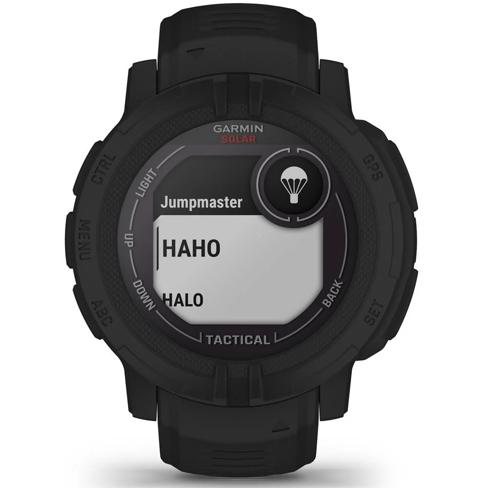 Garmin Instinct 2 Solar Smartwatch, Tactical Edition, Black + Accessories Bundle - Image 7