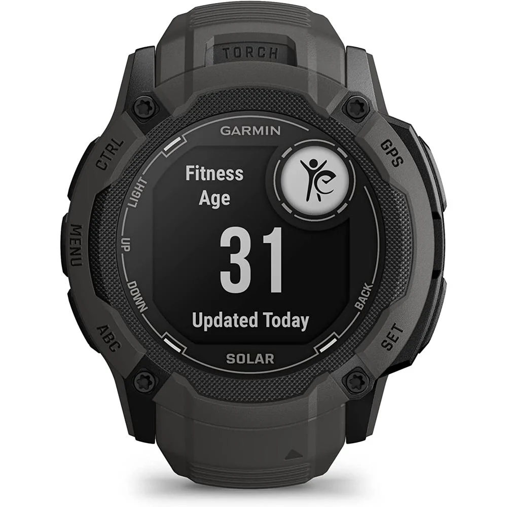 Garmin Instinct 2X Solar GPS Smartwatch Graphite+Bottle & Heart Rate Strap XS-S - Image 7