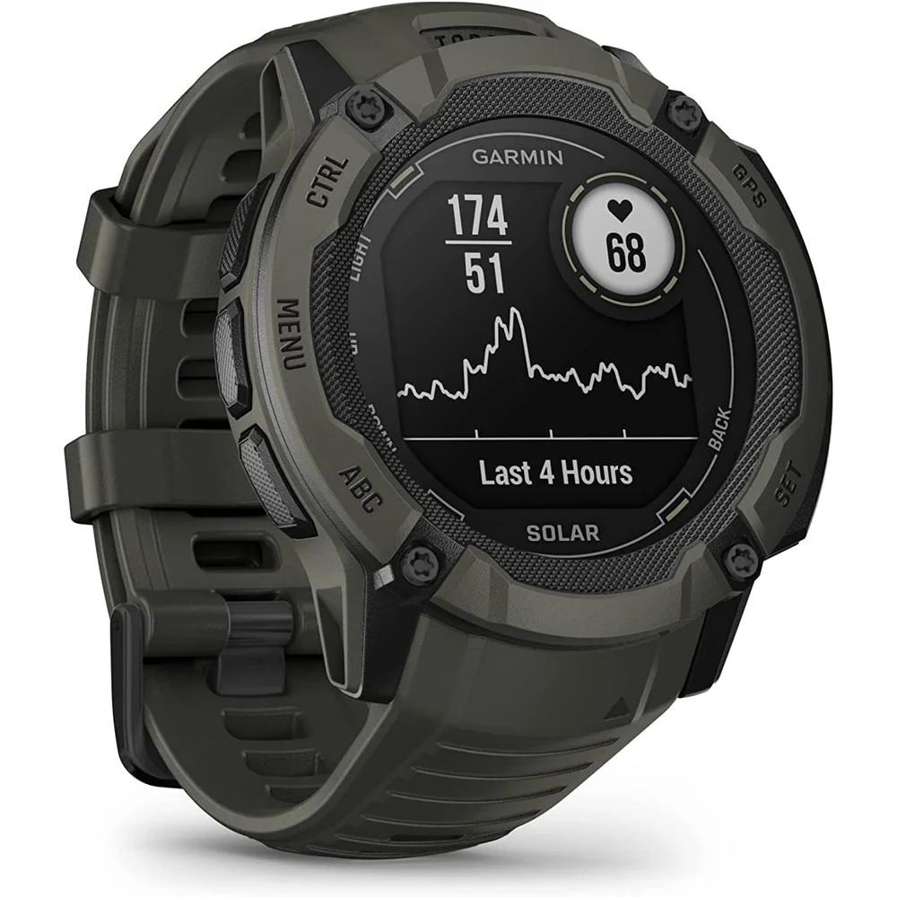 Garmin Instinct 2X Solar GPS Smartwatch Moss + Backpack & Heart Rate Strap M-XL - Image 8