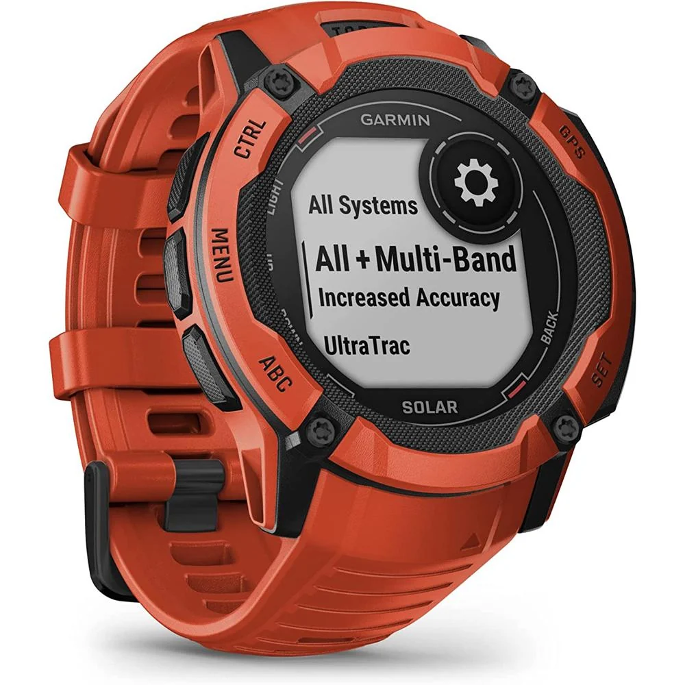 Garmin Instinct 2X Solar GPS Smartwatch Red + Backpack & Heart Rate Strap M-XL - Image 9