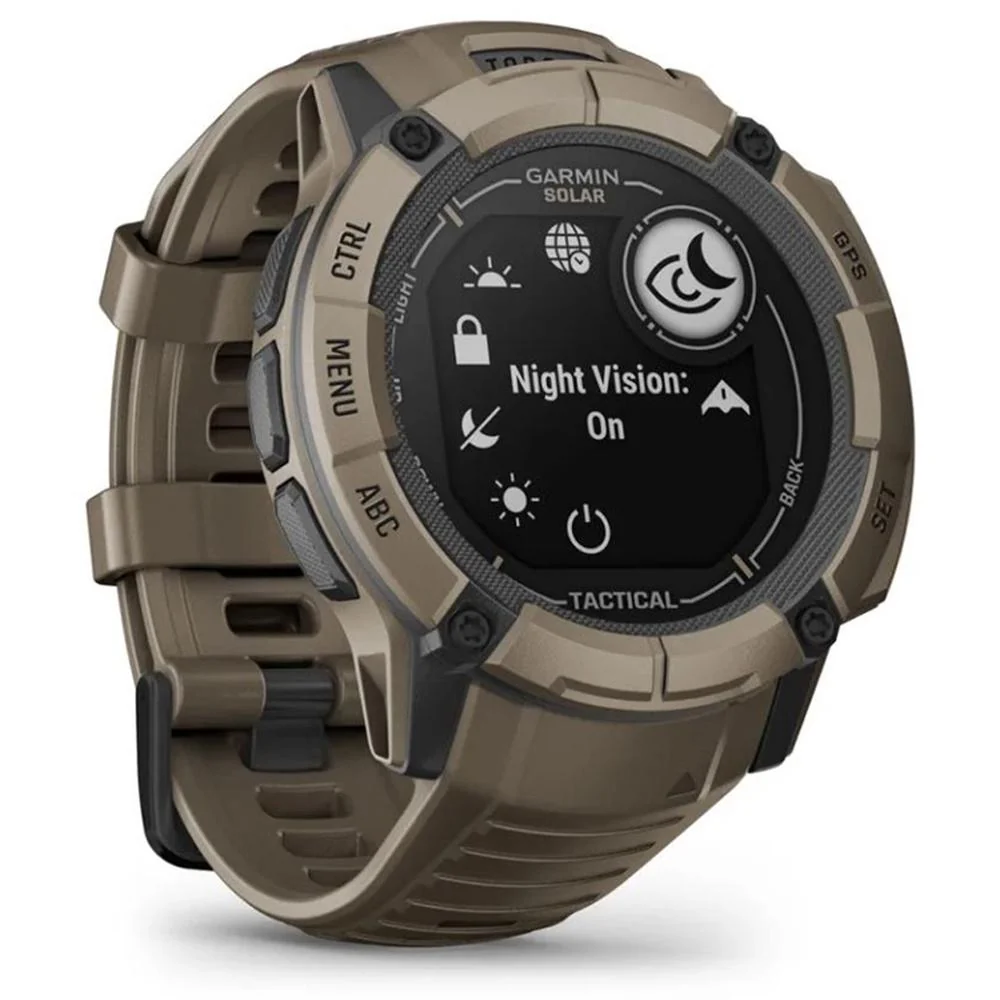 Garmin Instinct 2X Solar GPS Smartwatch Tactical Edition Tan + 2 Year Warranty - Image 9