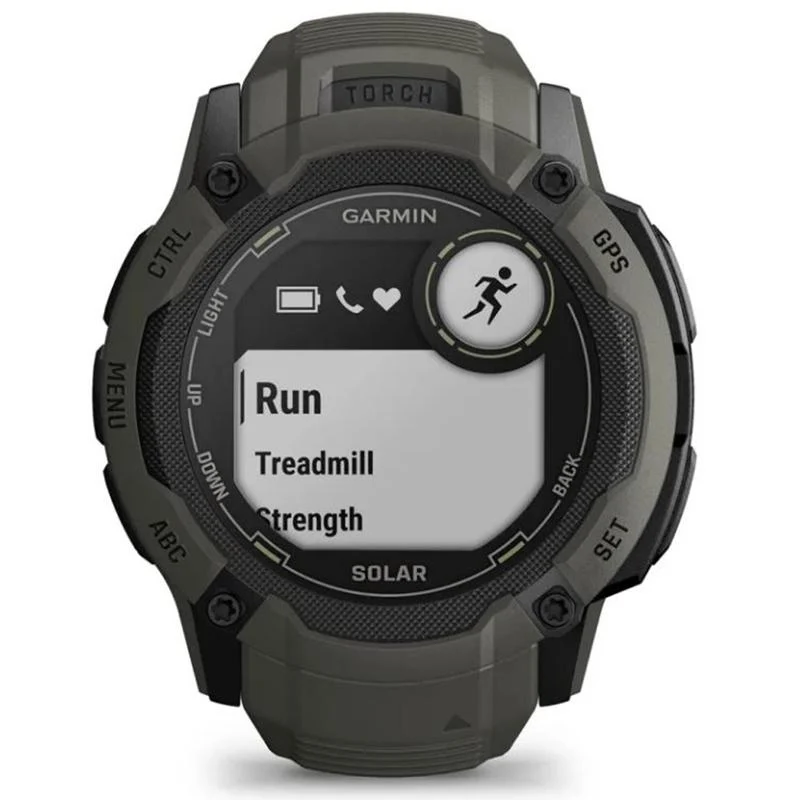 Garmin Instinct 2X Solar Rugged GPS Smartwatch, Moss - Image 10