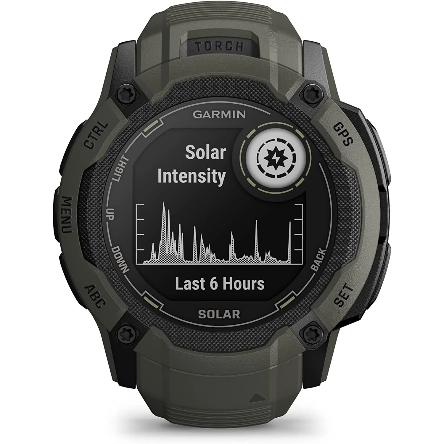 Garmin Instinct 2X Solar Rugged GPS Smartwatch, Moss - Image 4