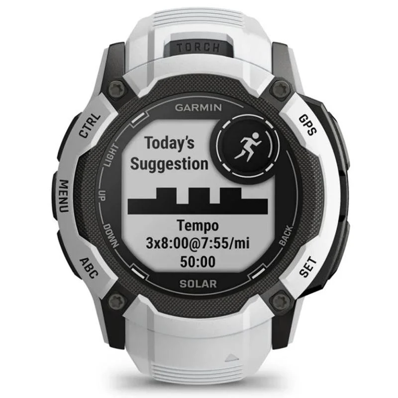 Garmin Instinct 2X Solar Rugged GPS Smartwatch, Whitestone - Image 10