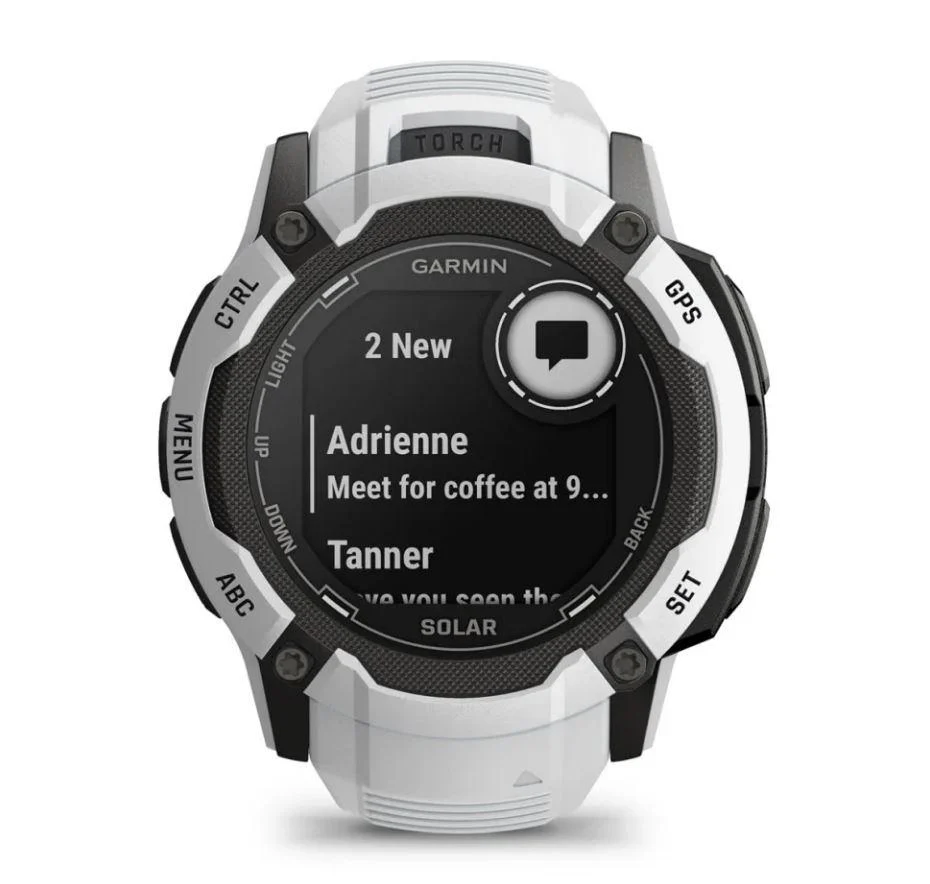 Garmin Instinct 2X Solar Rugged GPS Smartwatch, Whitestone - Image 11