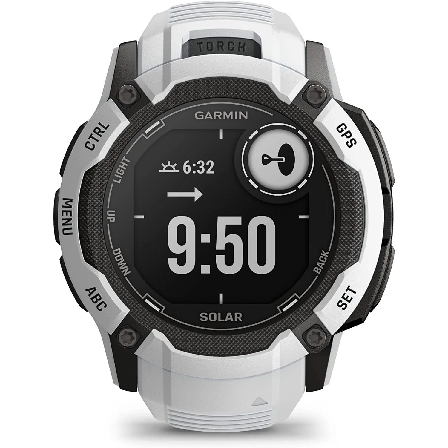Garmin Instinct 2X Solar Rugged GPS Smartwatch, Whitestone - Image 3