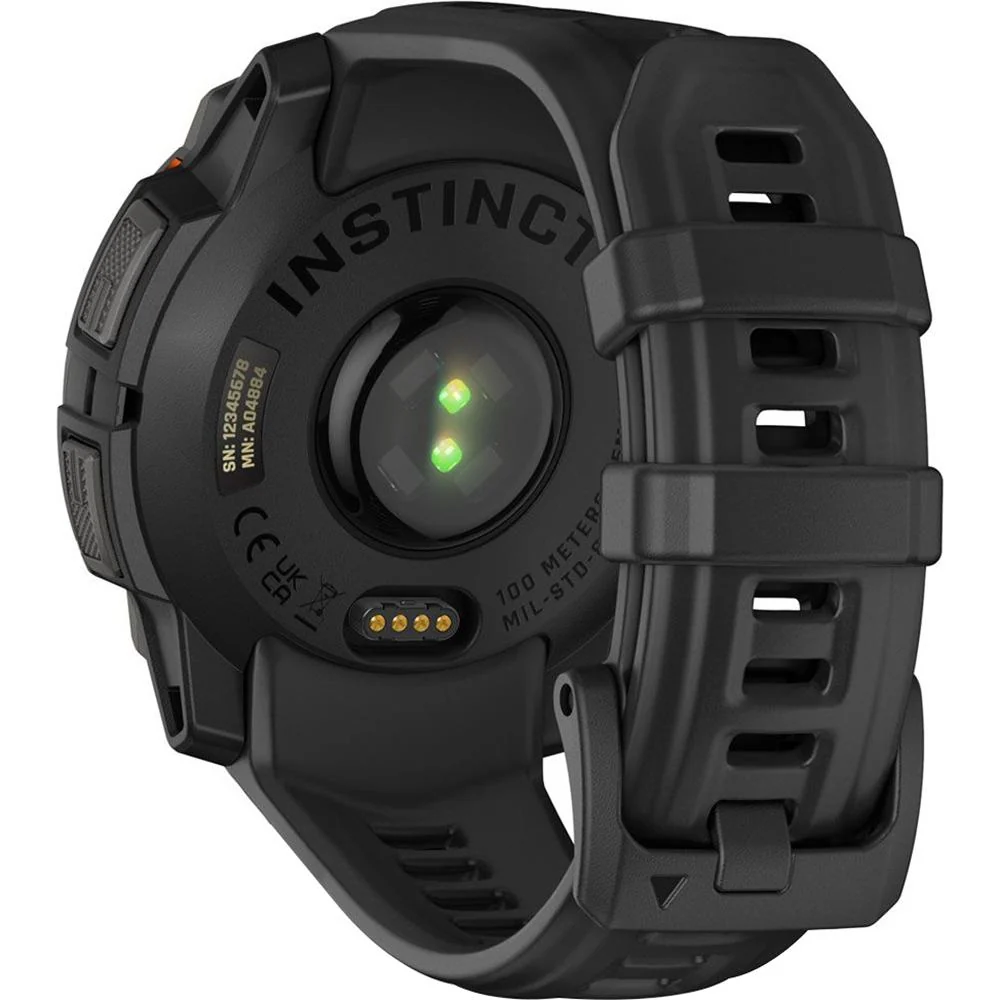 Garmin Instinct 3 - 45 mm GPS Smartwatch, SOLAR + Milanese Band + Charging Dock Bundle - Image 8