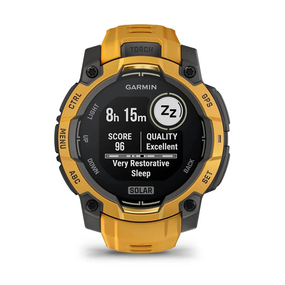 Garmin Instinct 3 - 45 mm GPS Smartwatch SOLAR Sunburst + Charging Dock Bundle - Image 10