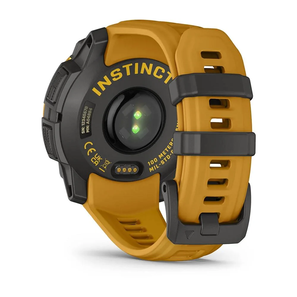 Garmin Instinct 3 - 45 mm GPS Smartwatch SOLAR Sunburst + Charging Dock Bundle - Image 16