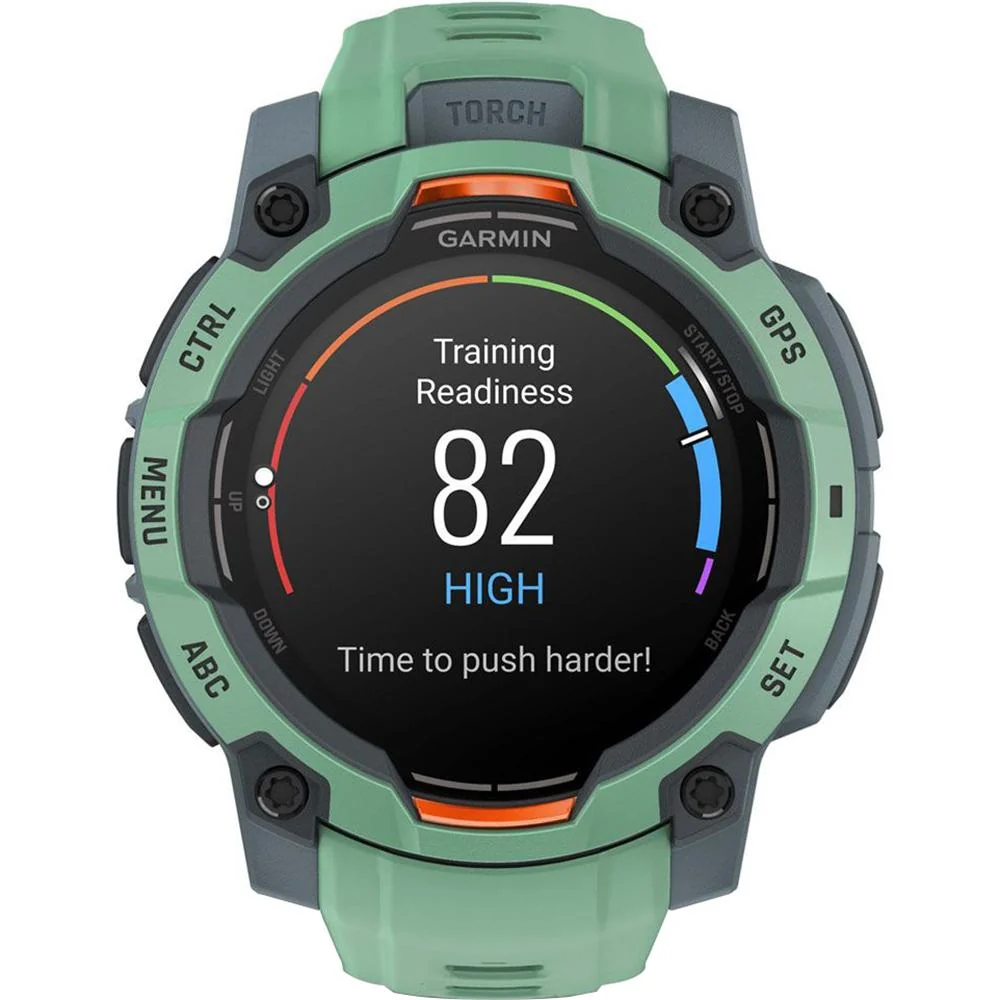 Garmin Instinct 3 - 45 mm Outdoor GPS Smartwatch, AMOLED, Neo Tropic w/ Neo Tropic Band - Image 3