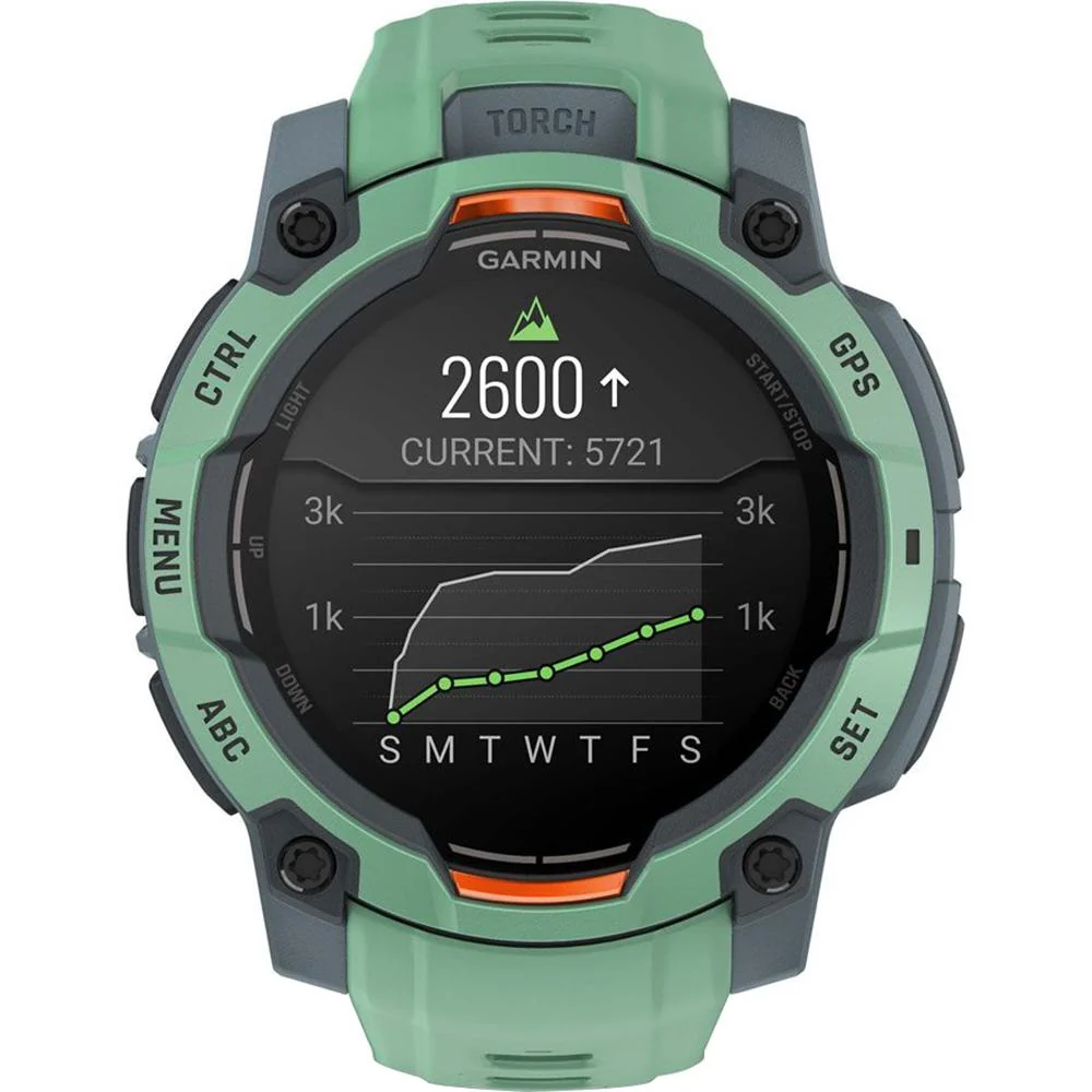 Garmin Instinct 3 - 45 mm Outdoor GPS Smartwatch, AMOLED, Neo Tropic w/ Neo Tropic Band - Image 4