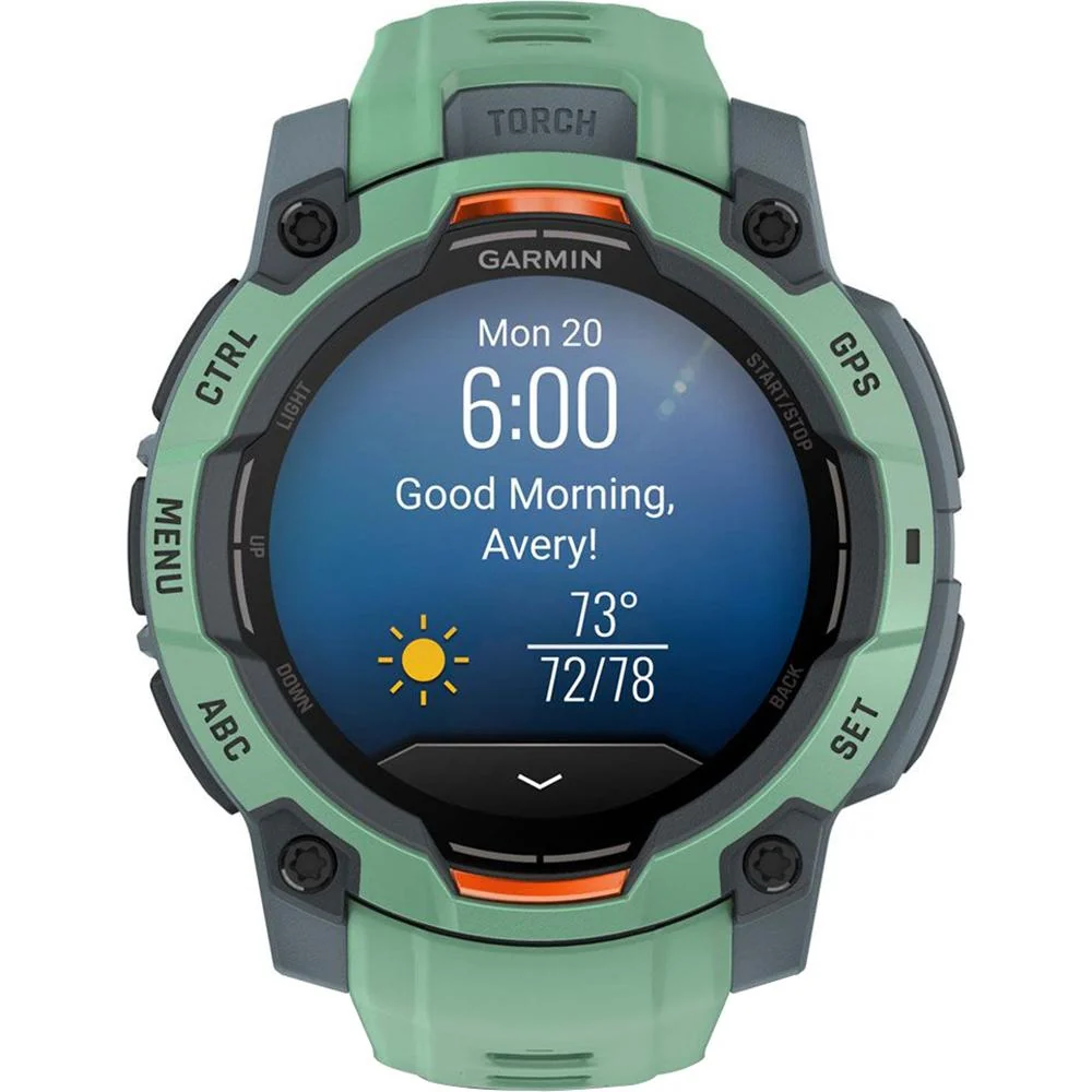 Garmin Instinct 3 - 45 mm Outdoor GPS Smartwatch, AMOLED, Neo Tropic w/ Neo Tropic Band - Image 5
