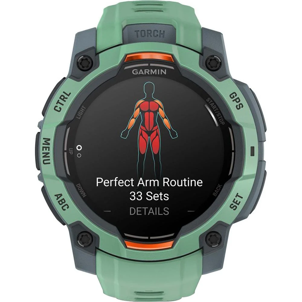 Garmin Instinct 3 - 45 mm Outdoor GPS Smartwatch, AMOLED, Neo Tropic w/ Neo Tropic Band - Image 7