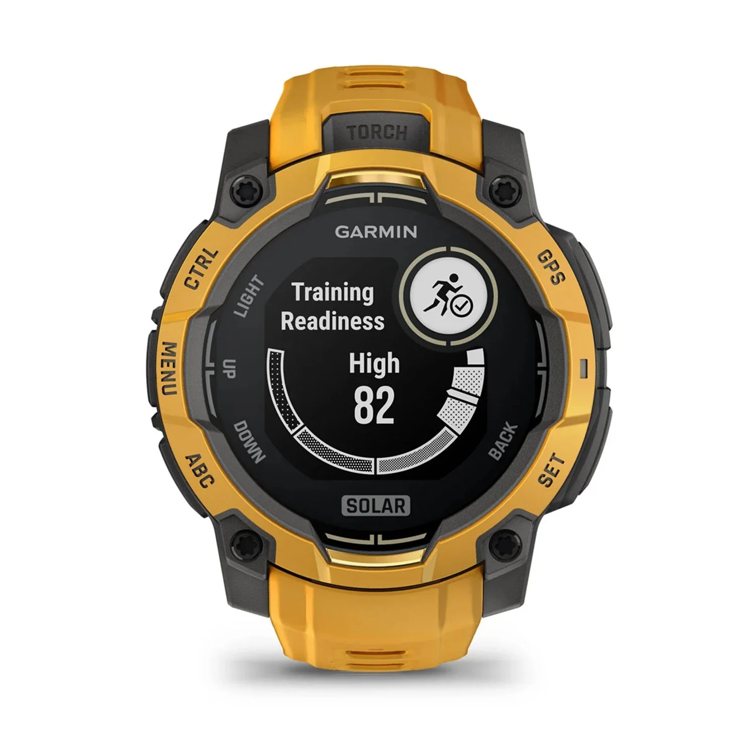 Garmin Instinct 3 - 45 mm Outdoor GPS Smartwatch, SOLAR, Sunburst w/ Sunburst/Gray Band - Image 6