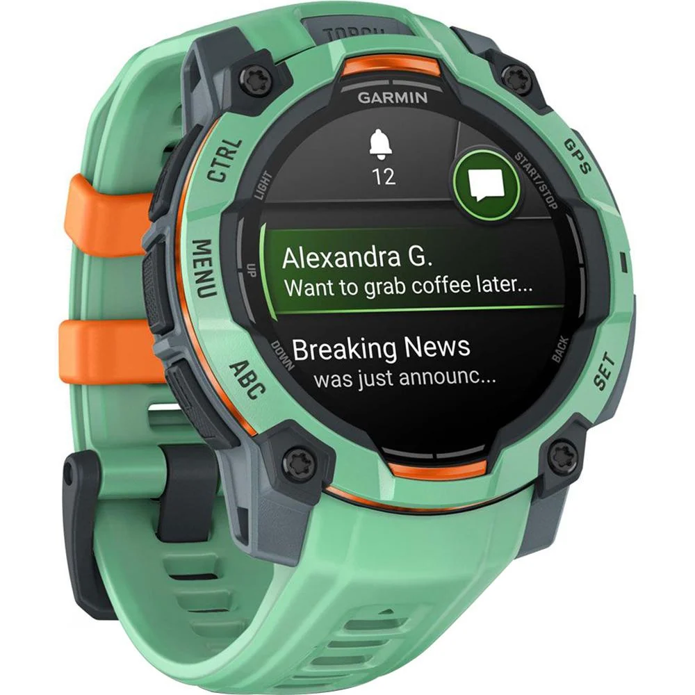 Garmin Instinct 3 45mm GPS Smartwatch, AMOLED + Wearable Light + 2 Yr Warranty Bundle - Image 11