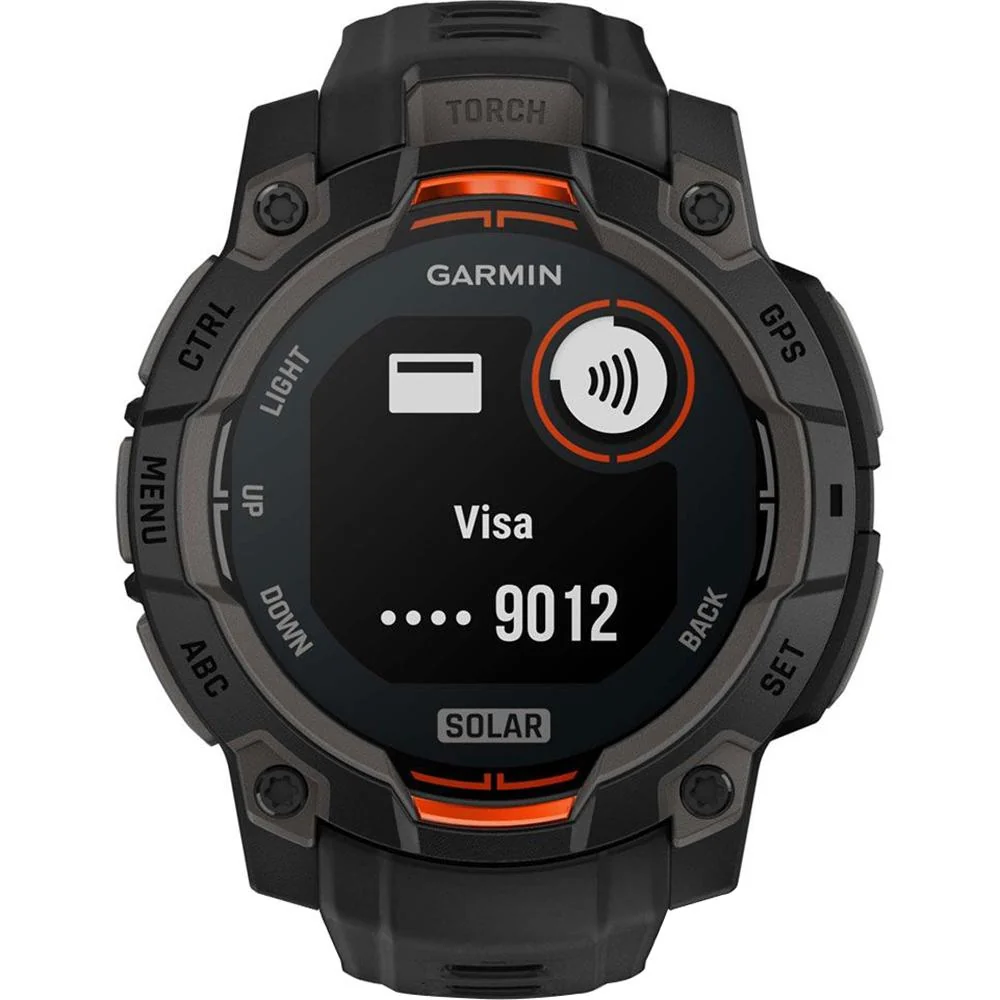 Garmin Instinct 3 45mm GPS Smartwatch, SOLAR, Black with Black Band +Accessories Bundle - Image 7