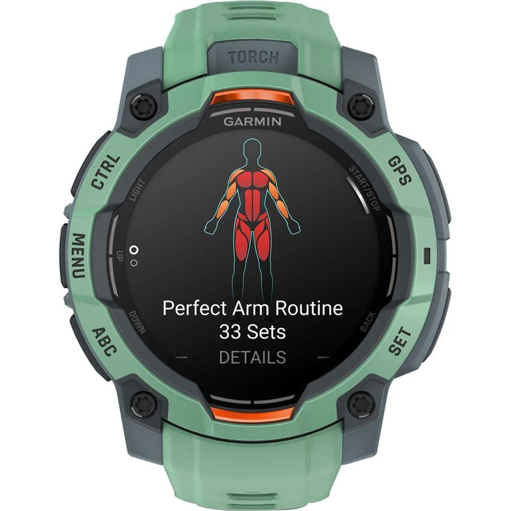 Garmin Instinct 3 45mm Outdoor GPS Smartwatch, AMOLED w/ Garmin HRM 200 (M-XL) Bundle - Image 10