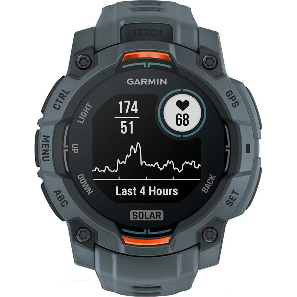 Garmin Instinct 3 45mm Outdoor GPS Smartwatch, SOLAR, Twilight w/ HRM 200 (M-XL) Bundle - Image 5