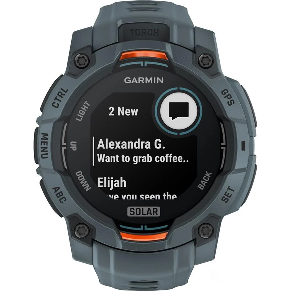 Garmin Instinct 3 45mm Outdoor GPS Smartwatch, SOLAR, Twilight w/ HRM 200 (M-XL) Bundle - Image 7